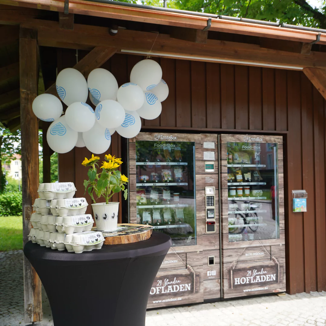 Lebensmittelautomat in Großhesselohe